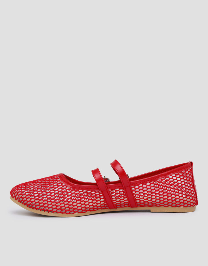 MXM NEVADA TWO BUCKLE SEPATU BALLERINA WANITA