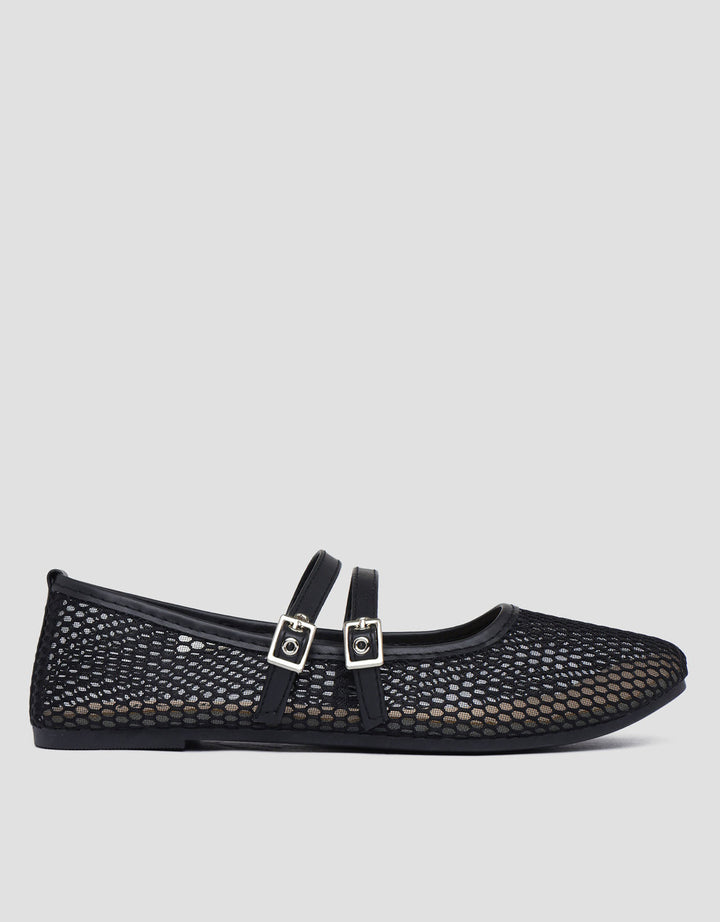 MXM NEVADA TWO BUCKLE SEPATU BALLERINA WANITA