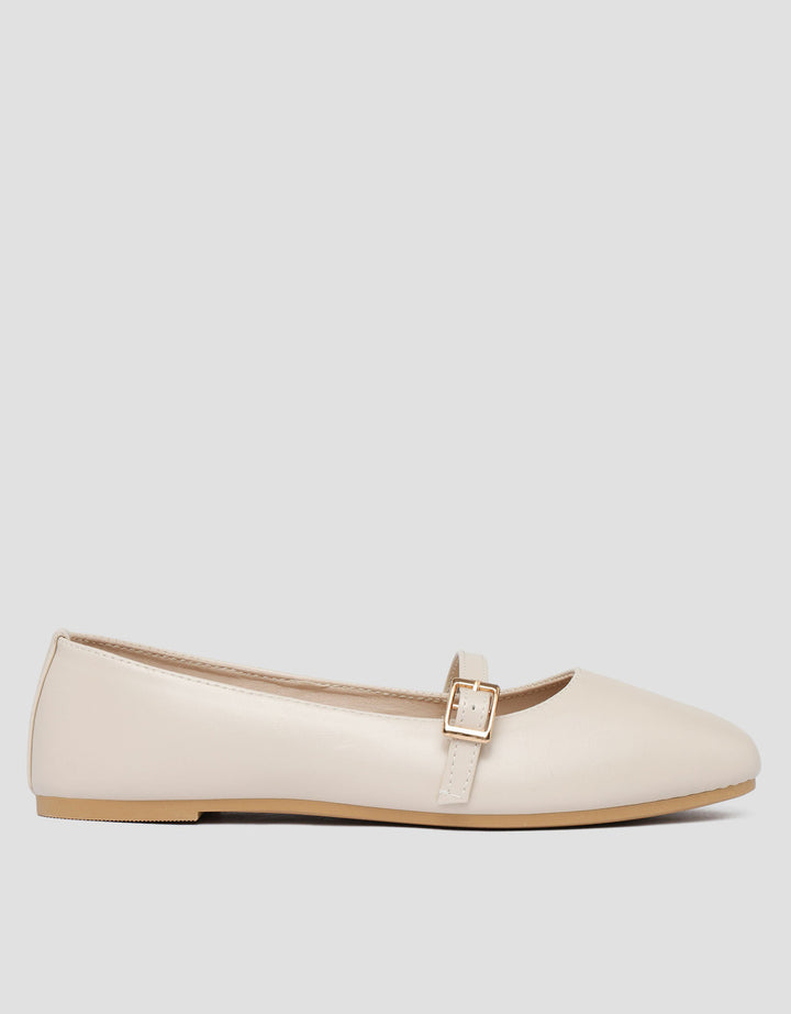 MxM Nevada Buckle Sepatu Ballerina Wanita