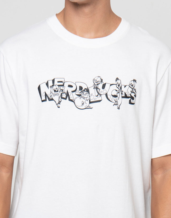Nevada Wb Space Jam Backprint - Style Wording Kaos Pria