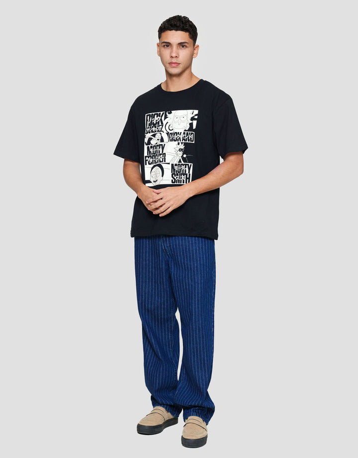 Nevada Wb Rick & Morty - Style 1  Kaos Pria