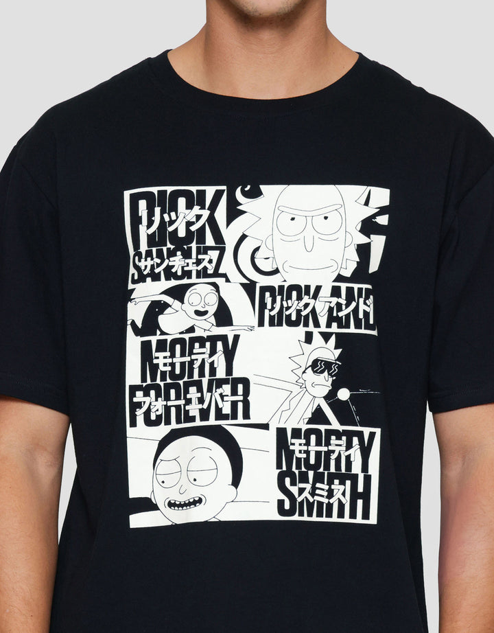 Nevada Wb Rick & Morty - Style 1  Kaos Pria