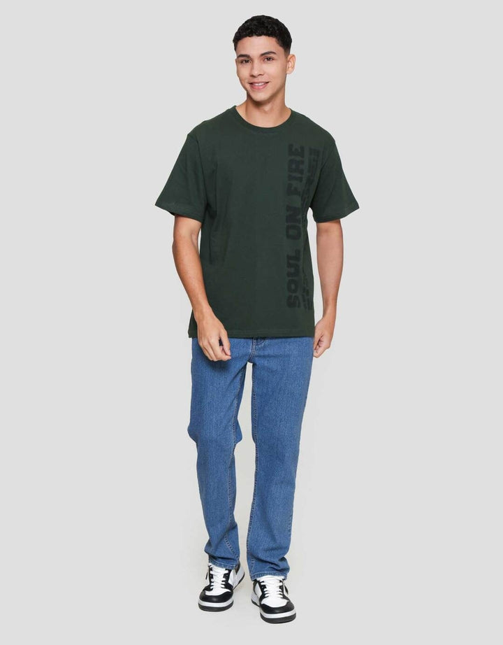 Nevada Print Theme Distorted - Soul On Fire Kaos Pria