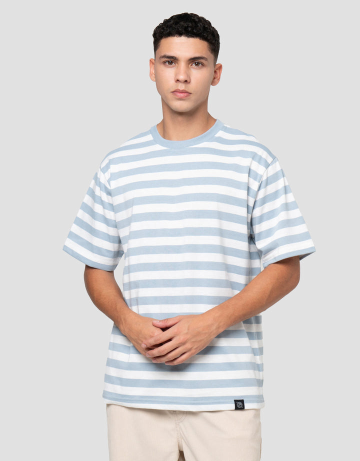 Nevada Stripe Small Stripe Kaos Pria