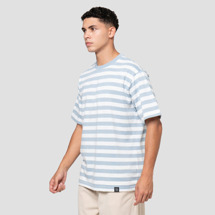 Nevada Stripe Small Stripe Kaos Pria