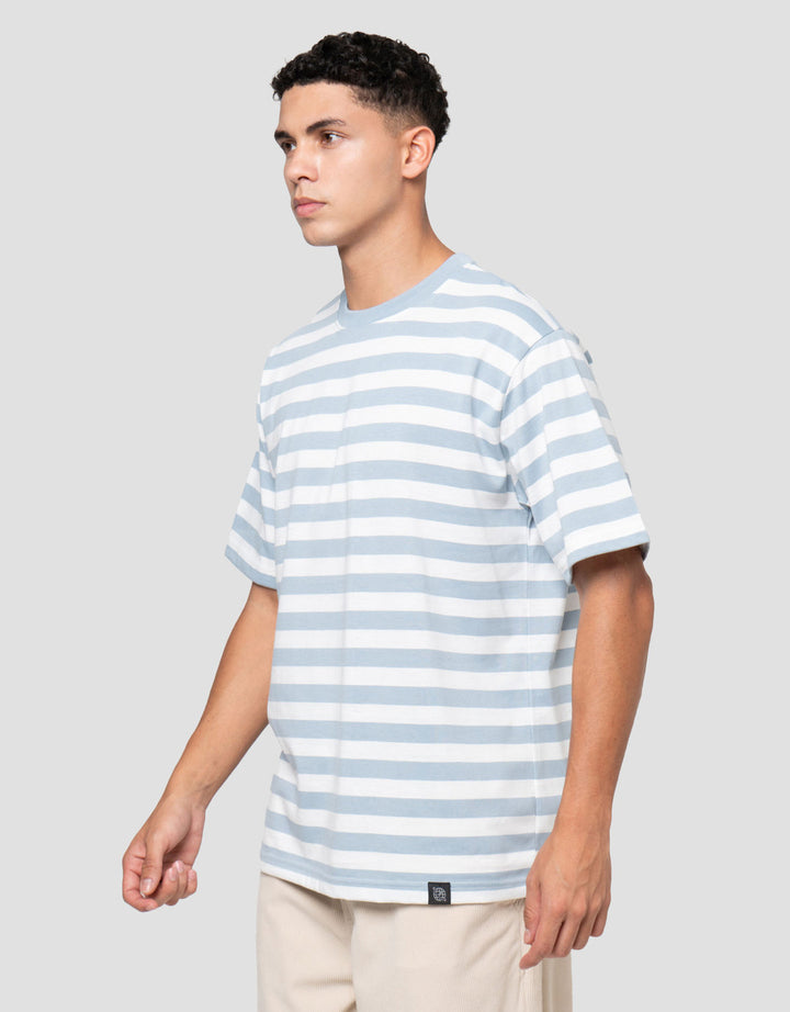 Nevada Stripe Small Stripe Kaos Pria
