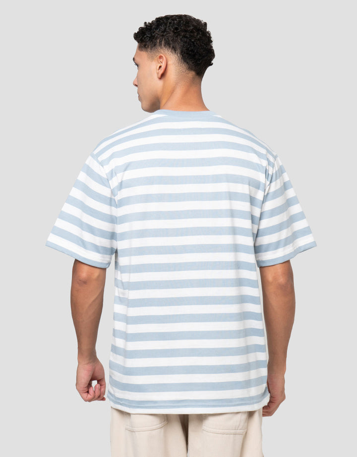Nevada Stripe Small Stripe Kaos Pria
