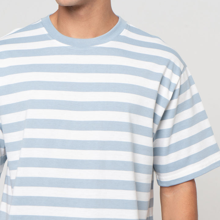 Nevada Stripe Small Stripe Kaos Pria