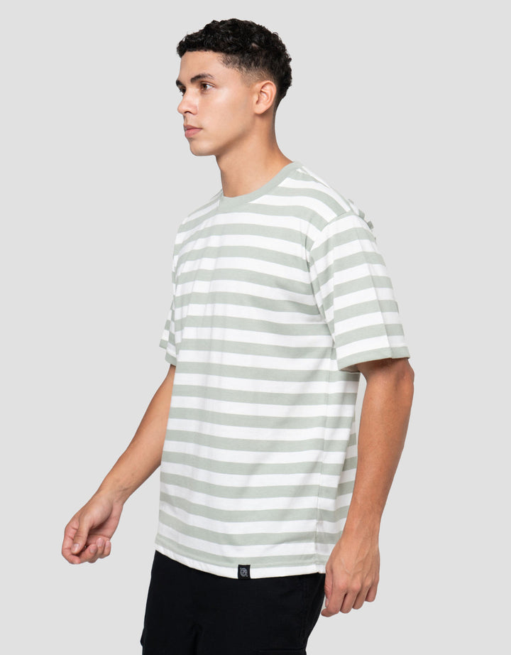 Nevada Stripe Small Stripe Kaos Pria