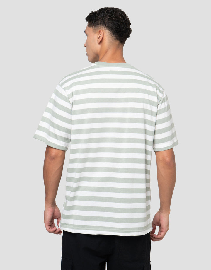 Nevada Stripe Small Stripe Kaos Pria