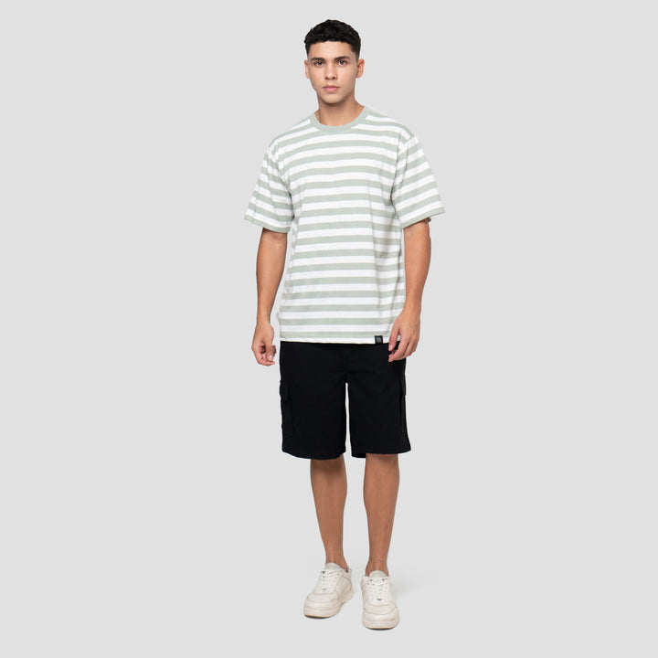 Nevada Stripe Small Stripe Kaos Pria