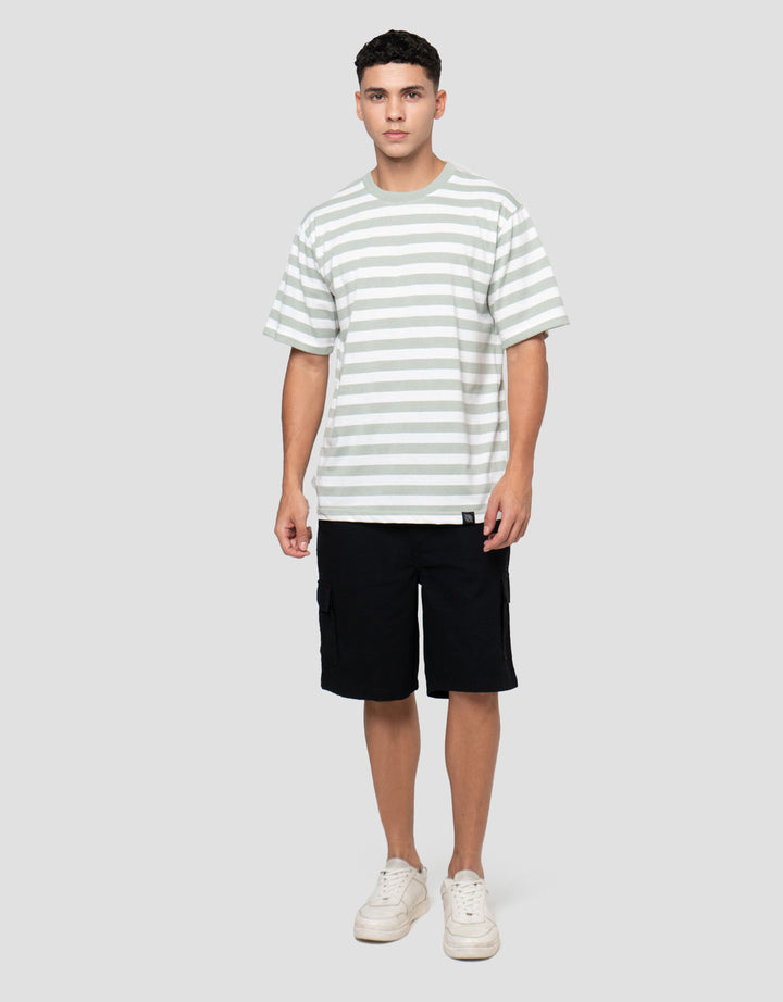Nevada Stripe Small Stripe Kaos Pria