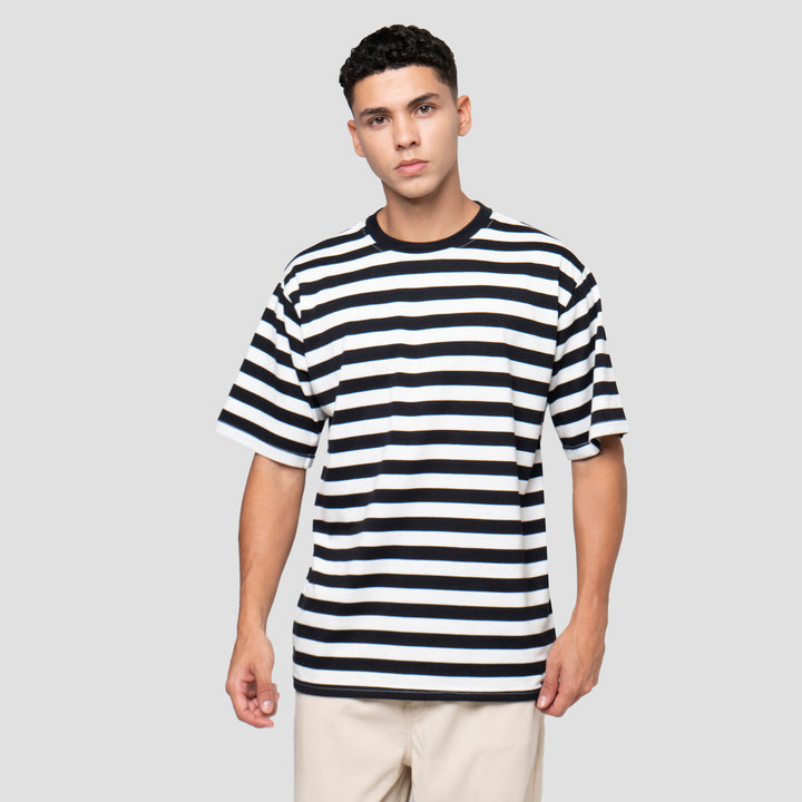 Nevada Stripe Small Stripe Kaos Pria