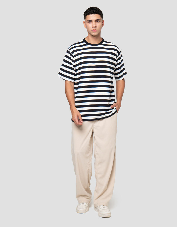 Nevada Stripe Small Stripe Kaos Pria