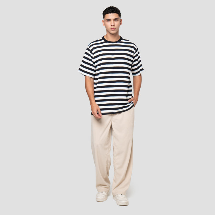 Nevada Stripe Small Stripe Kaos Pria