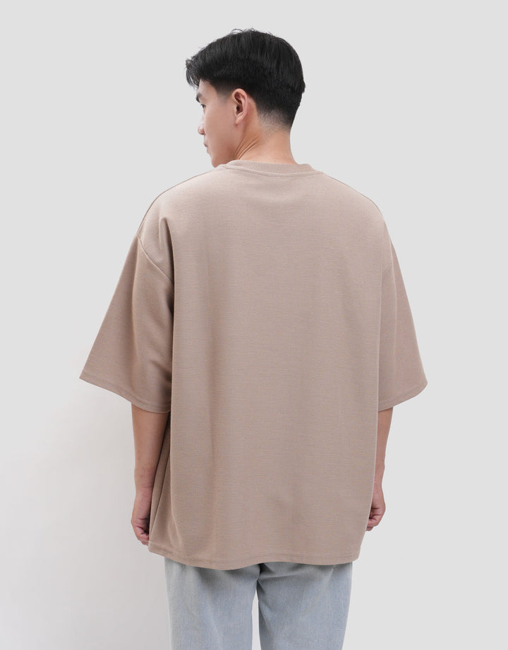 Nevada Texture Bordir Broaden Your Scope Kaos Oversize Pria