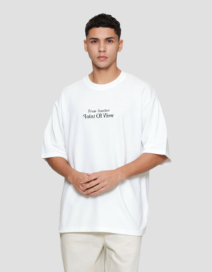 Nevada Texture With Embro - From Another Kaos Oversize Pria