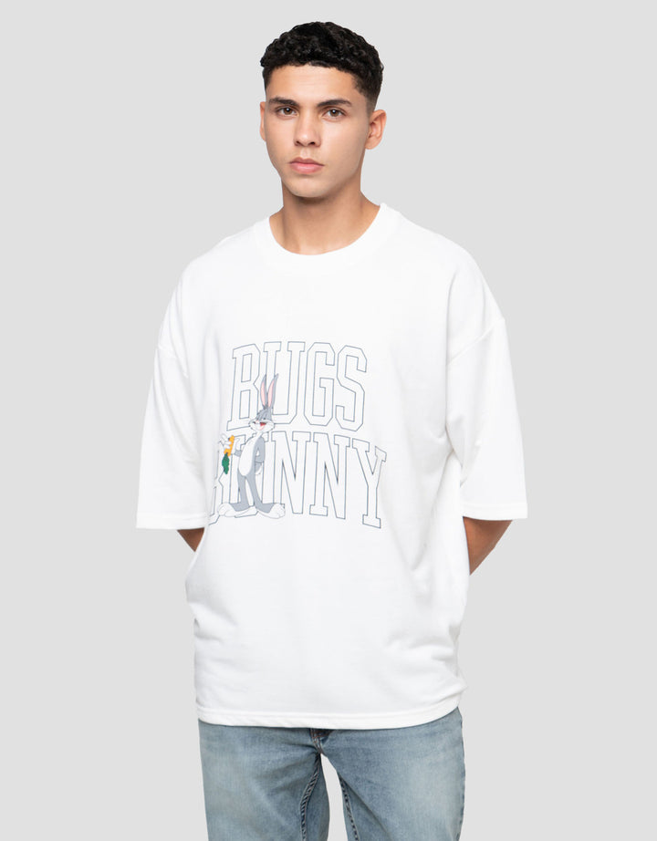 Nevada Wb Looney Tunes Oversize Baby Terry - Bugs Bunny Kaos Pria