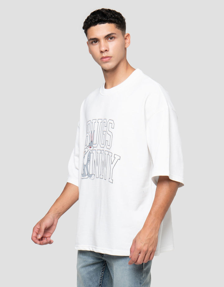 Nevada Wb Looney Tunes Oversize Baby Terry - Bugs Bunny Kaos Pria