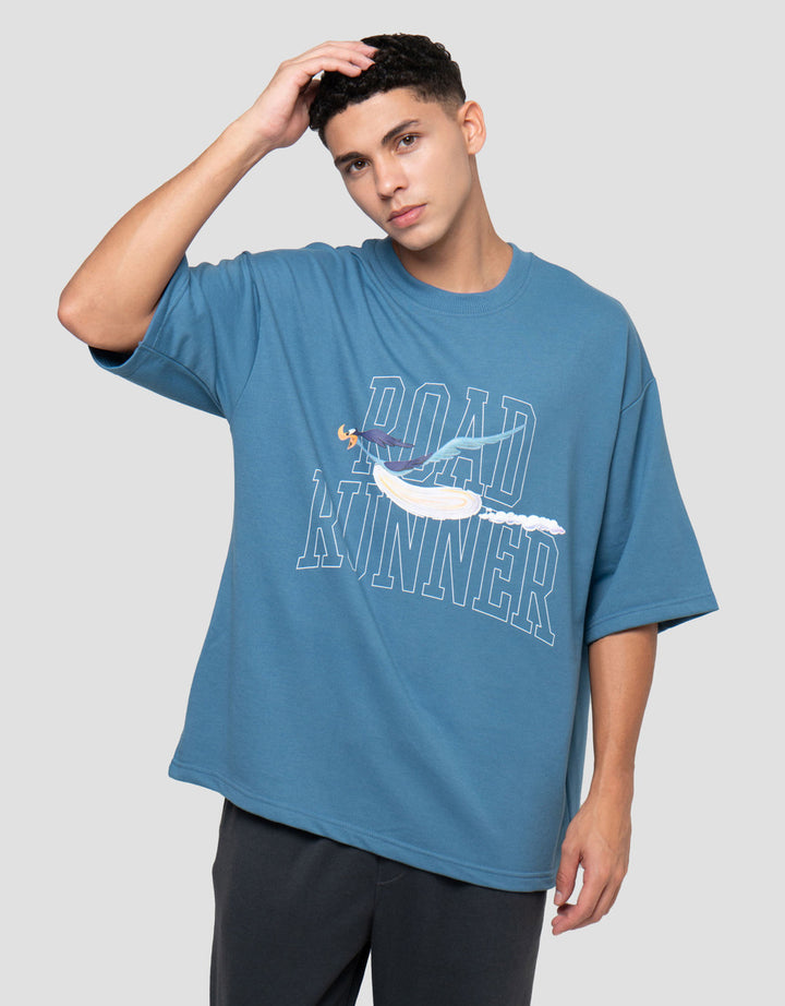 Nevada Wb Looney Tunes Oversize Baby Terry - Road Runner Kaos Pria