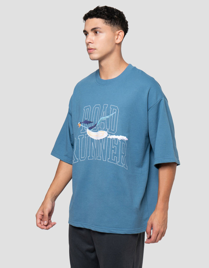 Nevada Wb Looney Tunes Oversize Baby Terry - Road Runner Kaos Pria