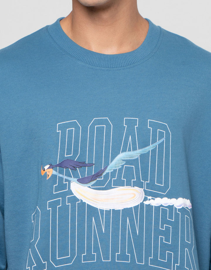 Nevada Wb Looney Tunes Oversize Baby Terry - Road Runner Kaos Pria