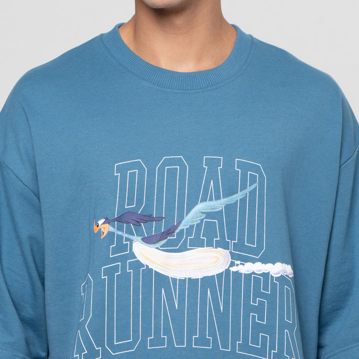 Nevada Wb Looney Tunes Oversize Baby Terry - Road Runner Kaos Pria