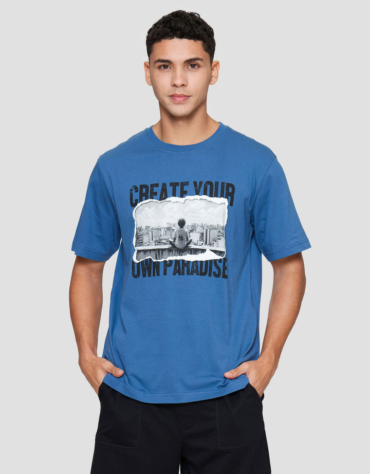 Nevada Photorint Theme City - 2 Kaos Pria