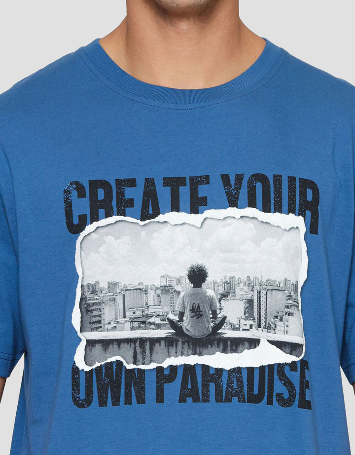 Nevada Photorint Theme City - 2 Kaos Pria