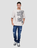 Nevada Theme Graffiti - Style Kaos Oversize Pria