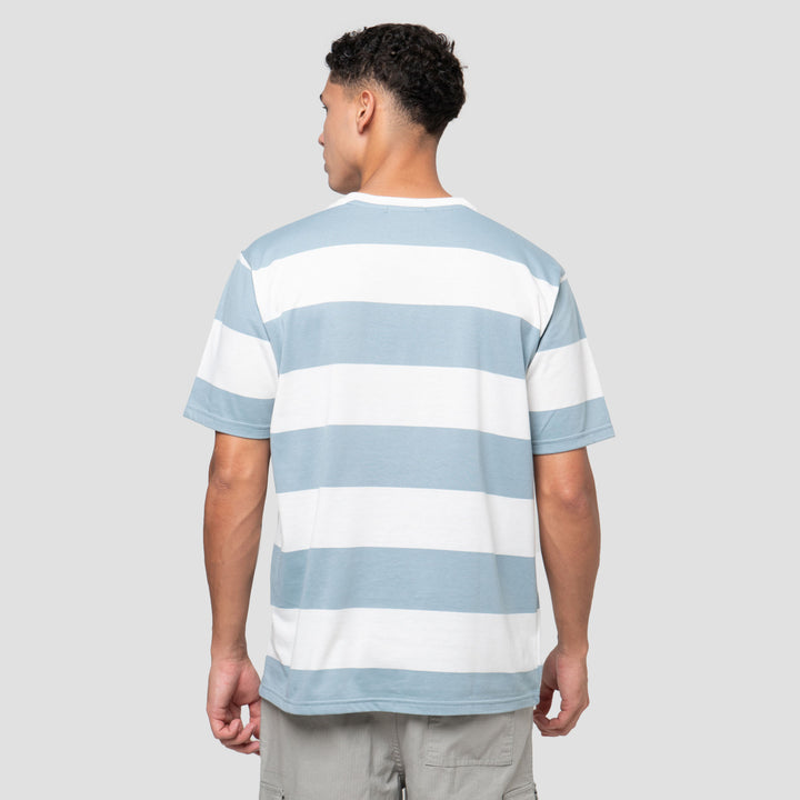 Nevada Stripe Yarn Dyed Kaos Pria