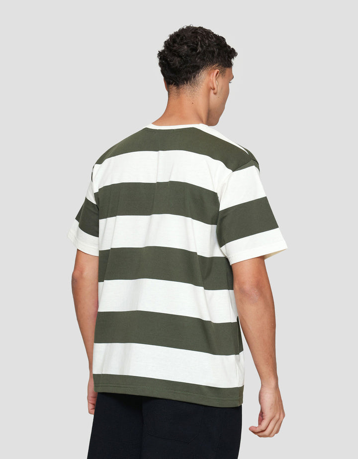 Nevada Stripe Yarn Dyed Kaos Pria