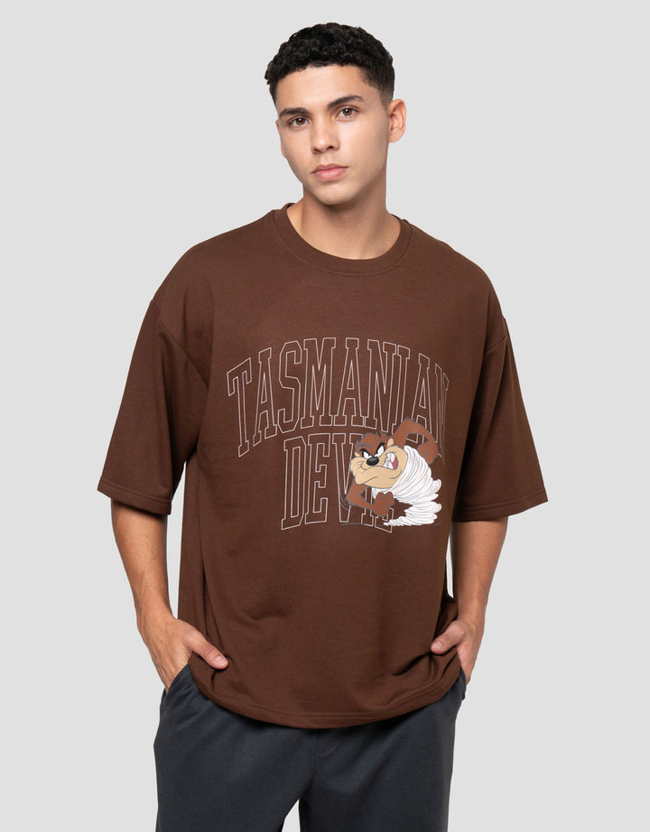 Nevada Wb Oversize Looney Tunes Tazmania Kaos Oversize Pria