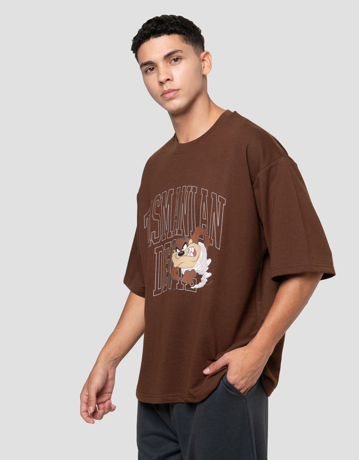 Nevada Wb Oversize Looney Tunes Tazmania Kaos Oversize Pria