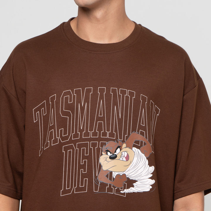 Nevada Wb Oversize Looney Tunes Tazmania Kaos Oversize Pria