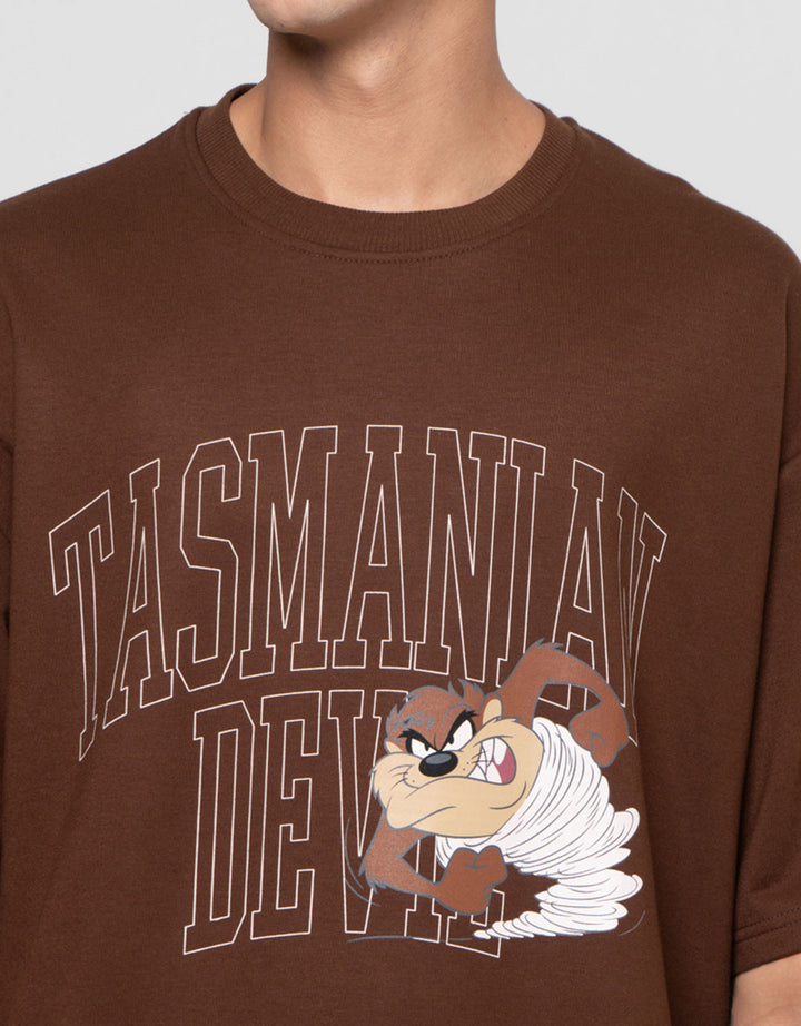 Nevada Wb Oversize Looney Tunes Tazmania Kaos Oversize Pria