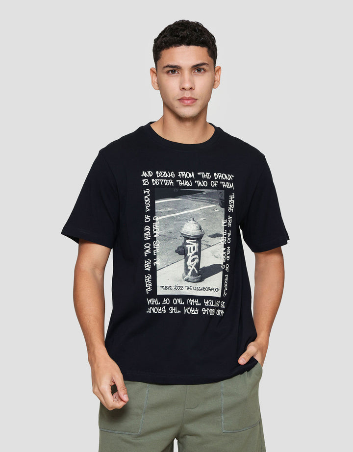 Nevada Photoprint Graphic Street Style Kaos Pria