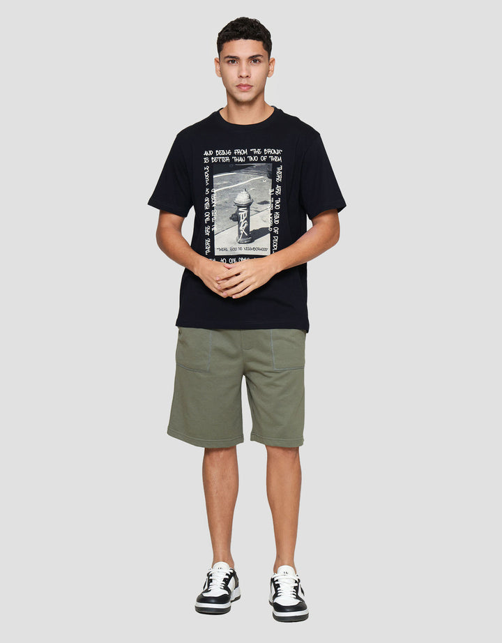 Nevada Photoprint Graphic Street Style Kaos Pria