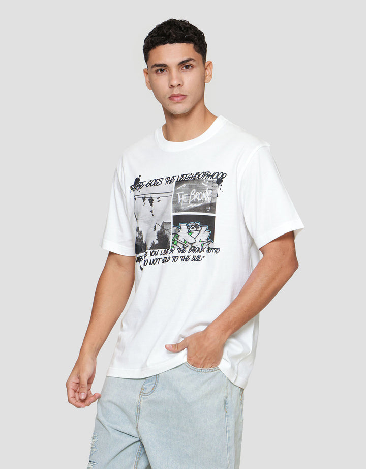 Nevada Photoprint Graphic Street Style Kaos Pria