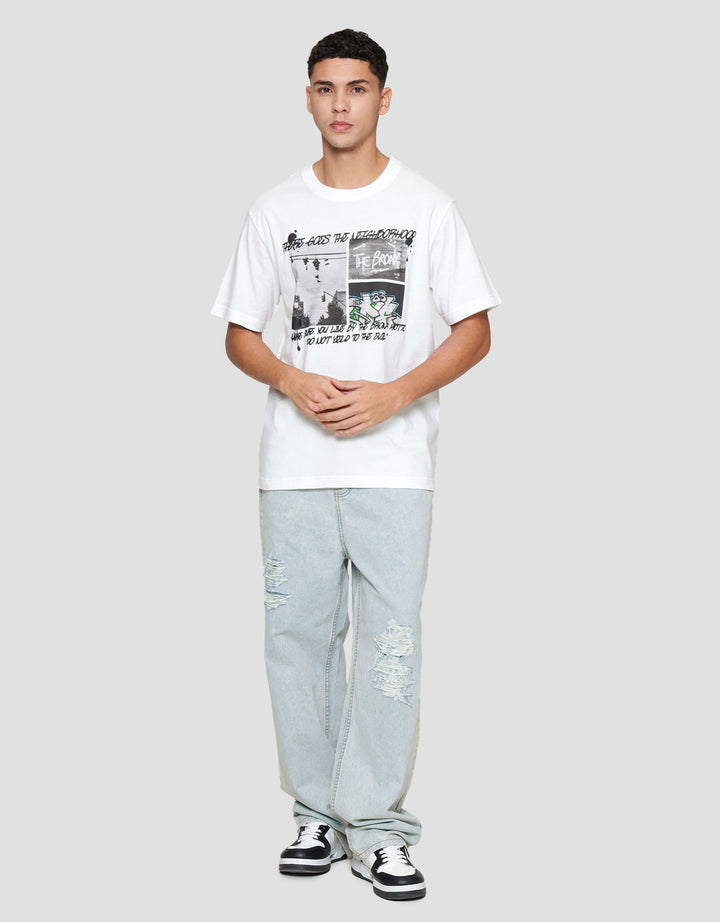 Nevada Photoprint Graphic Street Style Kaos Pria