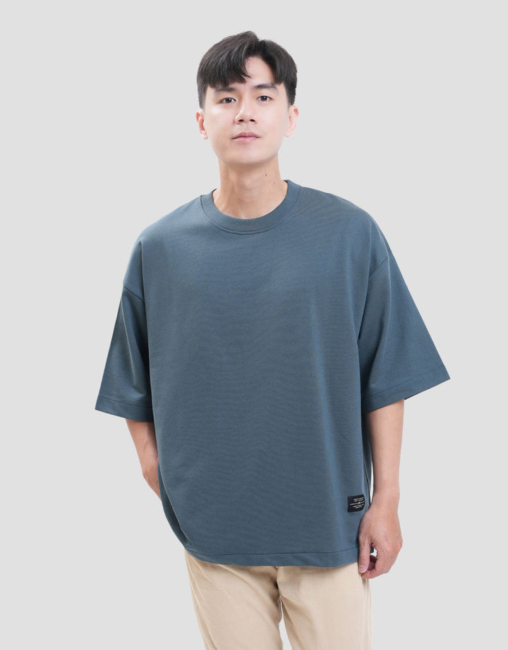 Nevada Woven Label Kaos Oversize Pria