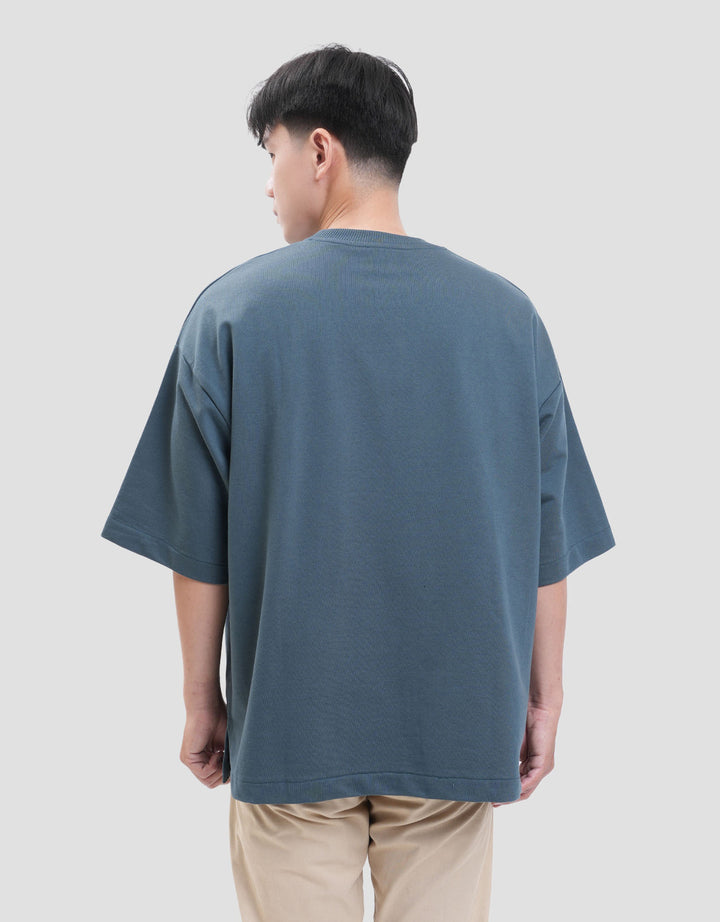 Nevada Woven Label Kaos Oversize Pria