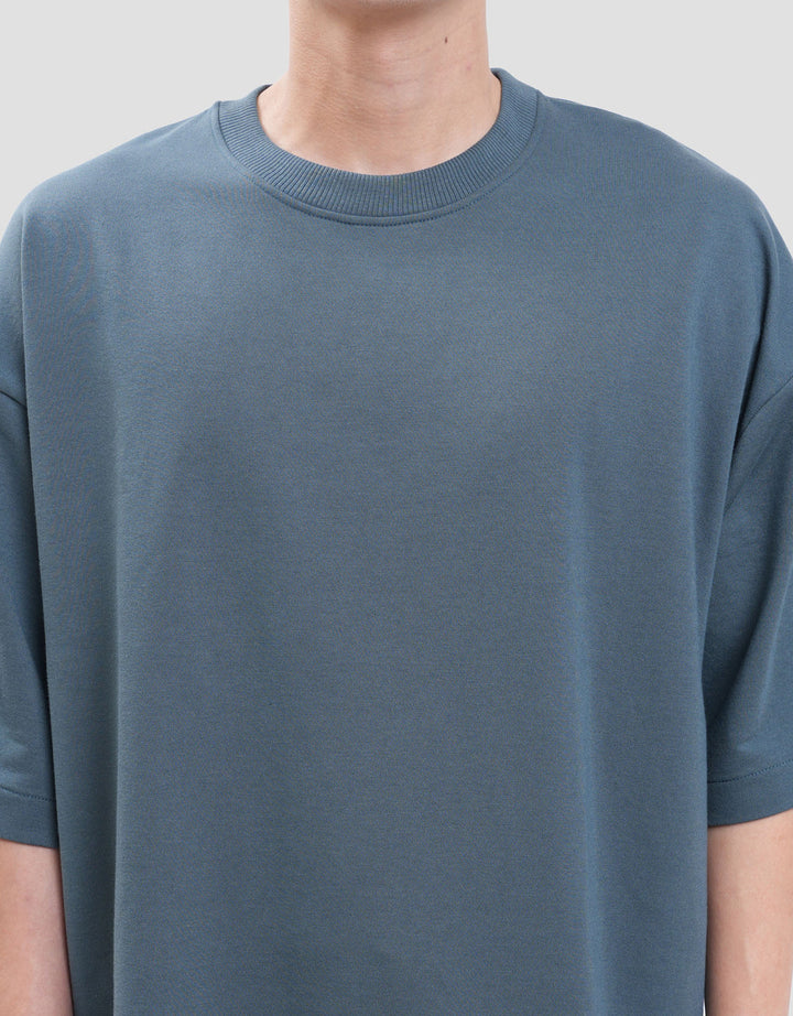 Nevada Woven Label Kaos Oversize Pria