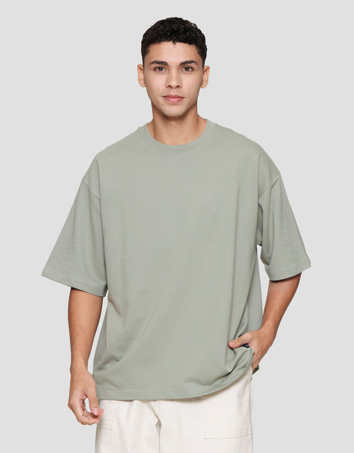 Nevada Woven Label Kaos Oversize Pria