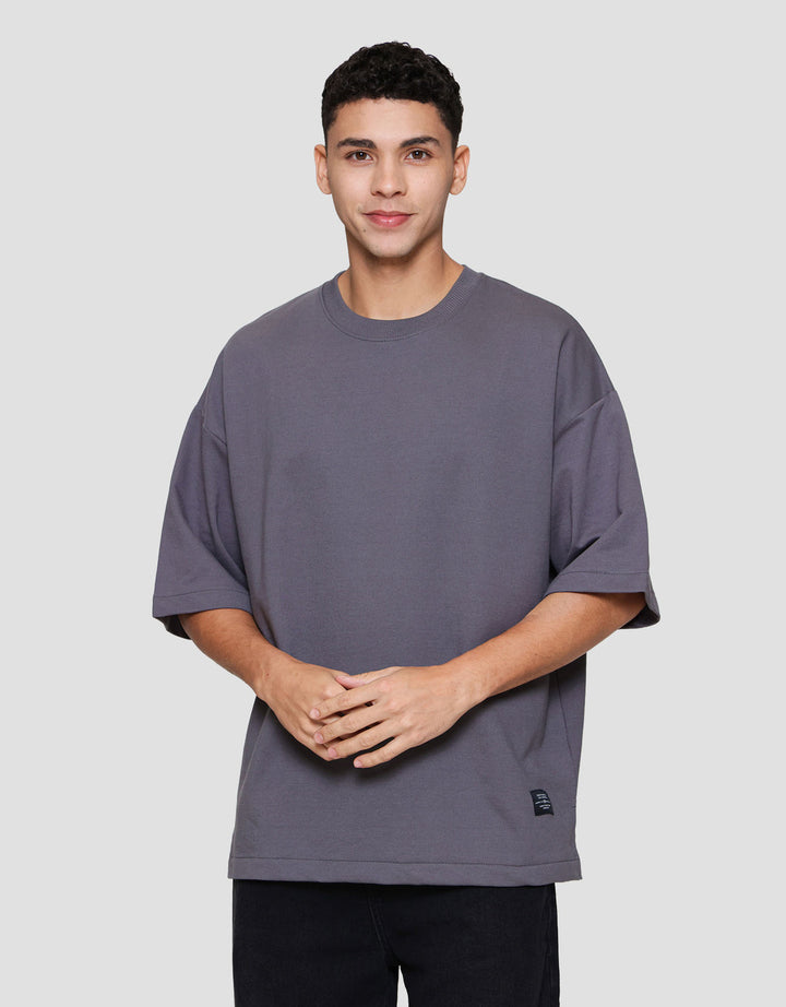 Nevada Woven Label Kaos Oversize Pria