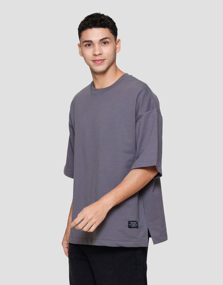 Nevada Woven Label Kaos Oversize Pria