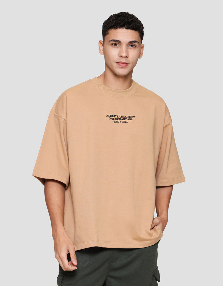 Nevada Embro - Dope Days Chill Night Kaos Oversize Pria