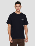 Nevada Round Neck 2 Layer With Pocket Kaos Pria