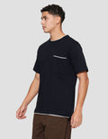 Nevada Round Neck 2 Layer With Pocket Kaos Pria