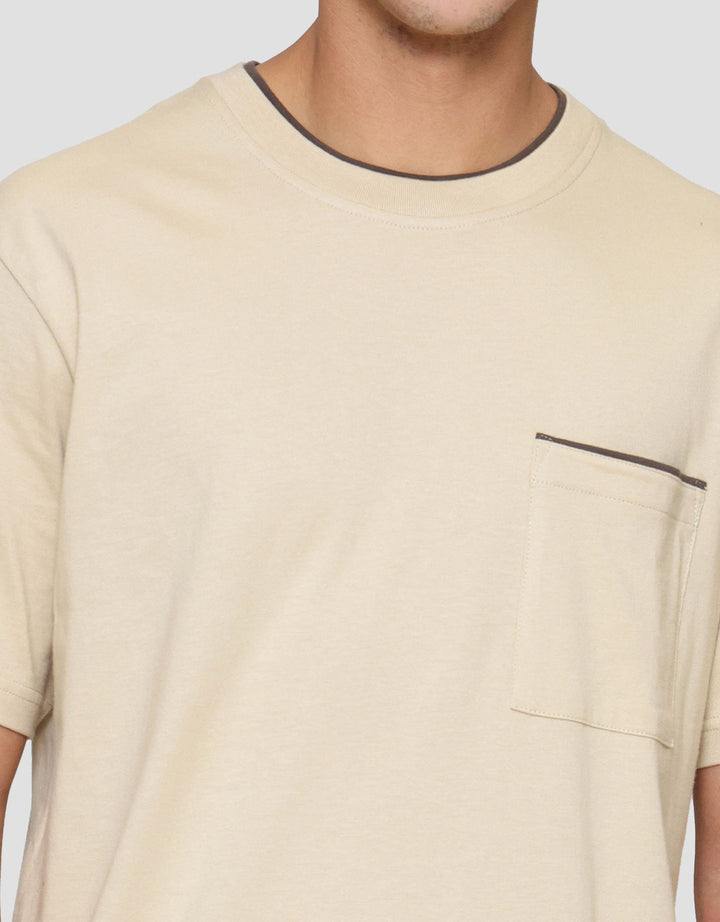 Nevada Round Neck 2 Layer With Pocket Kaos Pria